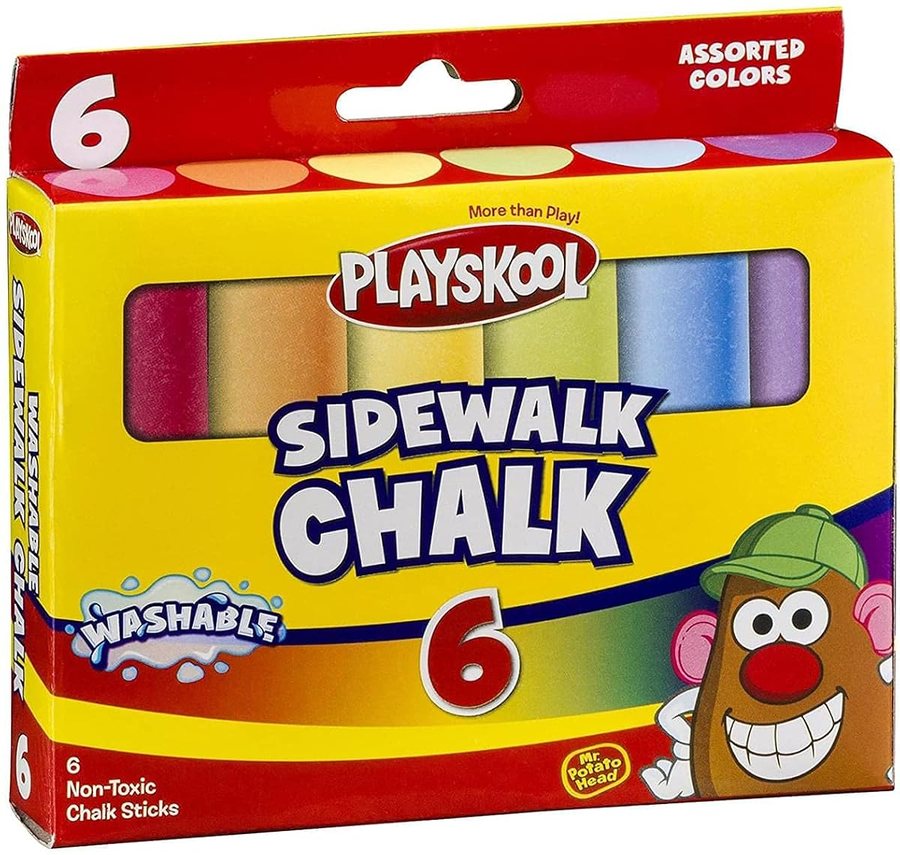 4pc Sticks Sidewalk Chalk