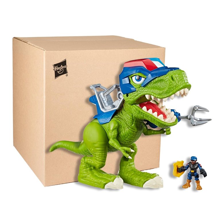 Chomp Squad Troopersaurus and Bobby Badge view 2