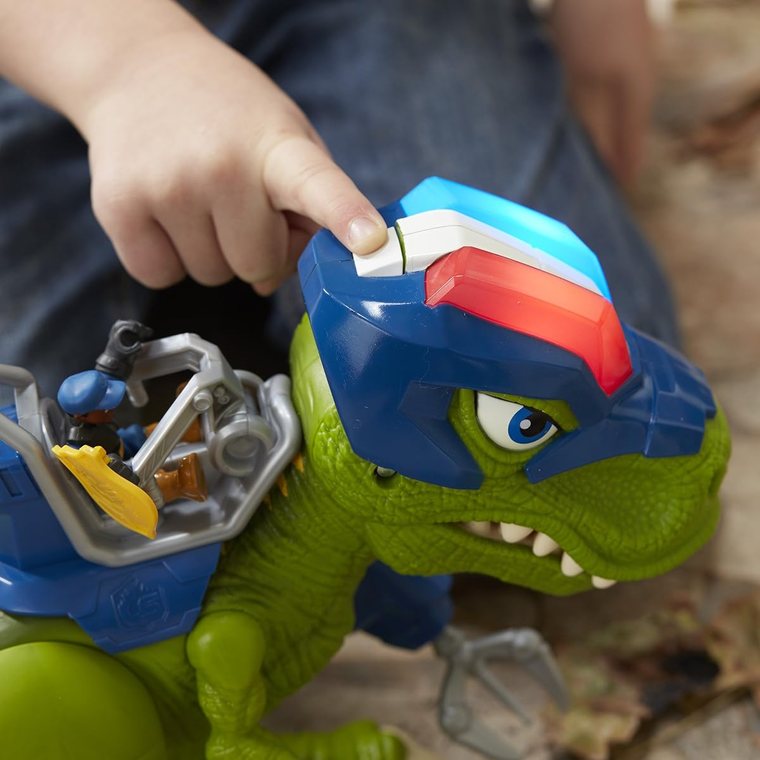 Chomp Squad Troopersaurus and Bobby Badge view 3