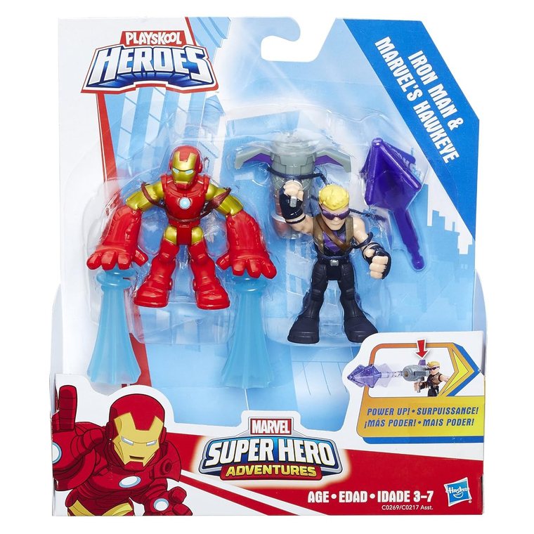 Marvel Super Hero Adventures Iron Man and Marvel’s Hawkeye view 2