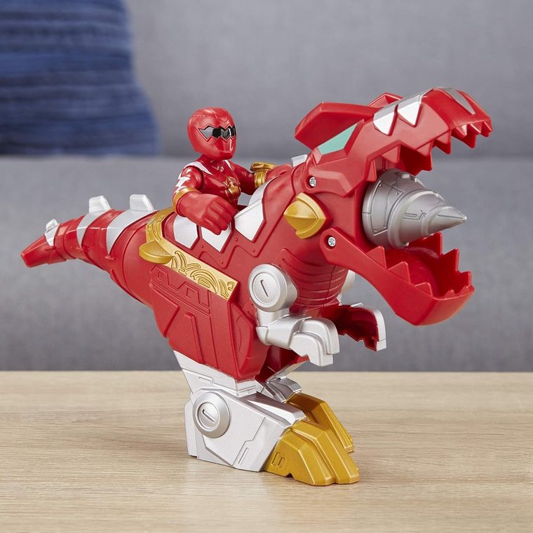 Power Rangers Red Ranger & T-Rex Zord view 4