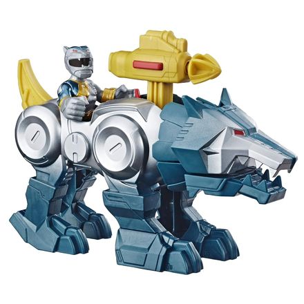 Power Rangers Silver Ranger & Wolf Zord