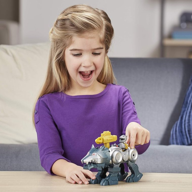 Power Rangers Silver Ranger & Wolf Zord view 4
