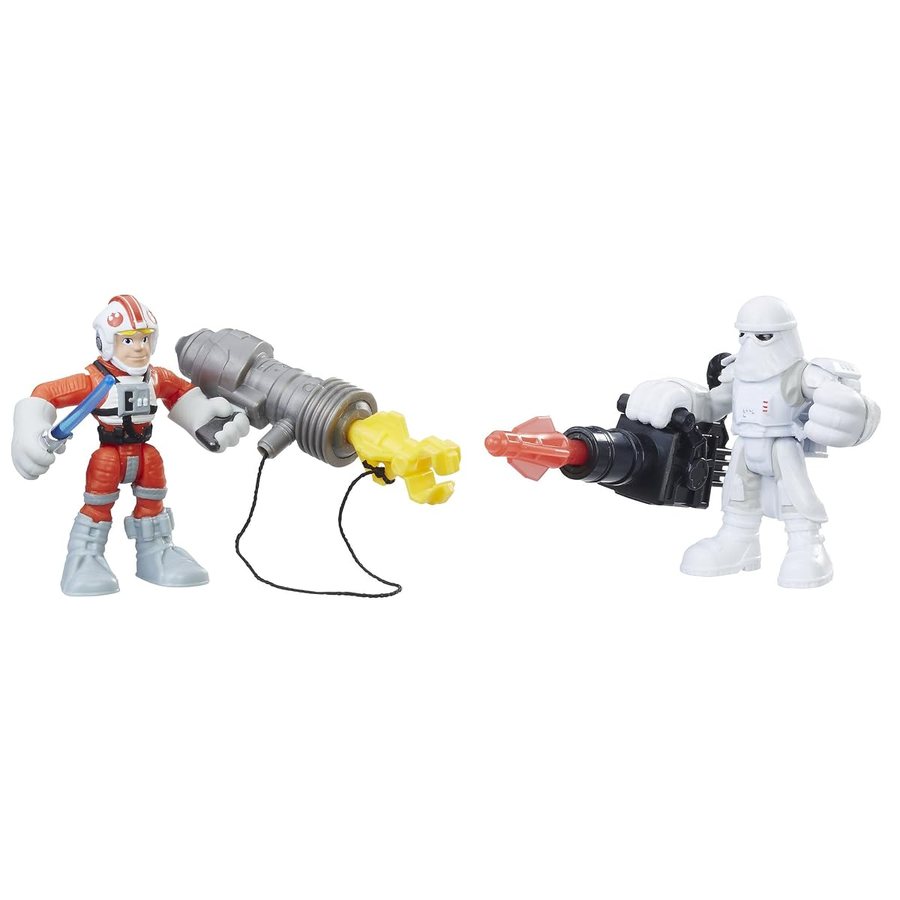 Star Wars Galactic Heroes Luke Skywalker and Snowtrooper