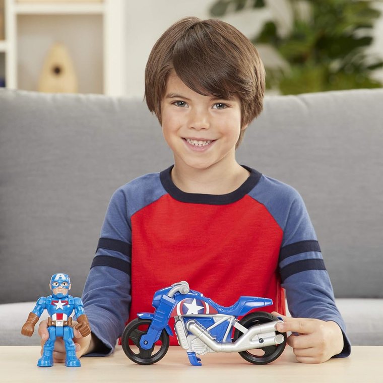 Super Hero Adventures Marvel Captain America Victory Racer view 2