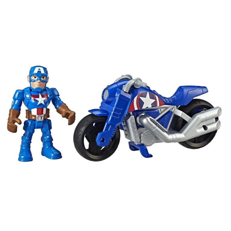 Super Hero Adventures Marvel Captain America Victory Racer view 3