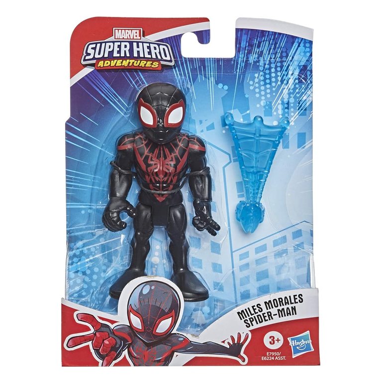 Super Hero Adventures Marvel Collectible 5-Inch Miles Morales view 2