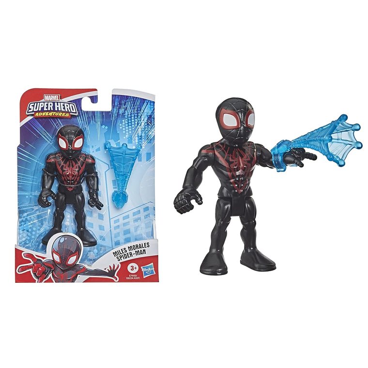 Super Hero Adventures Marvel Collectible 5-Inch Miles Morales view 3