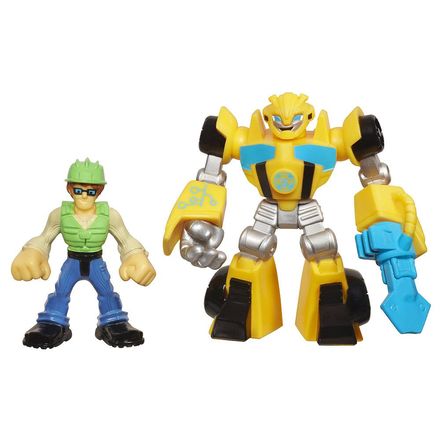 Transformers Rescue Bots Bumblebee and Graham Burns Figure