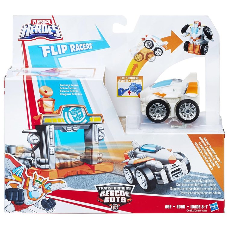 Transformers Rescue Bots Flip Racers Airport Blastoff Blades view 2